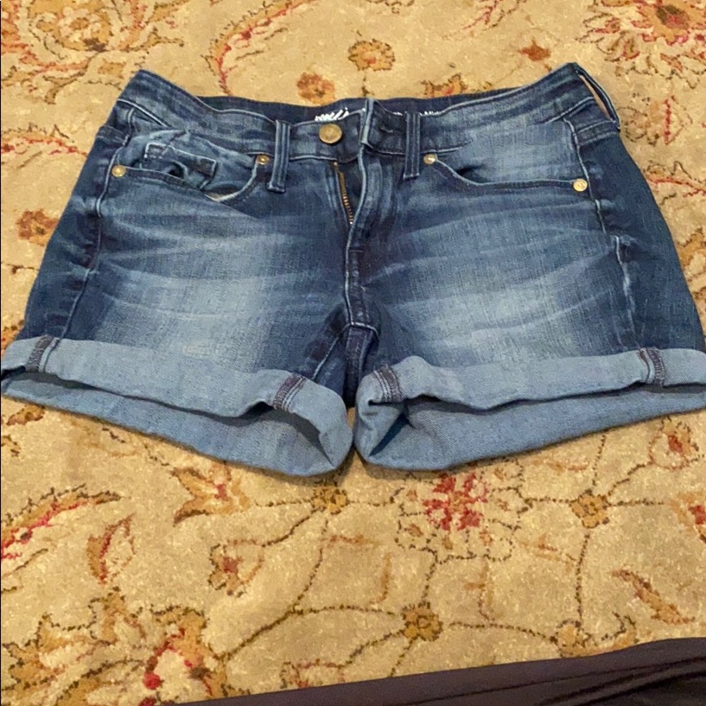 Denim shorts